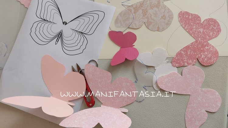 Come fare le farfalle di carta e cartoncino facili e belle - ManiFantasia