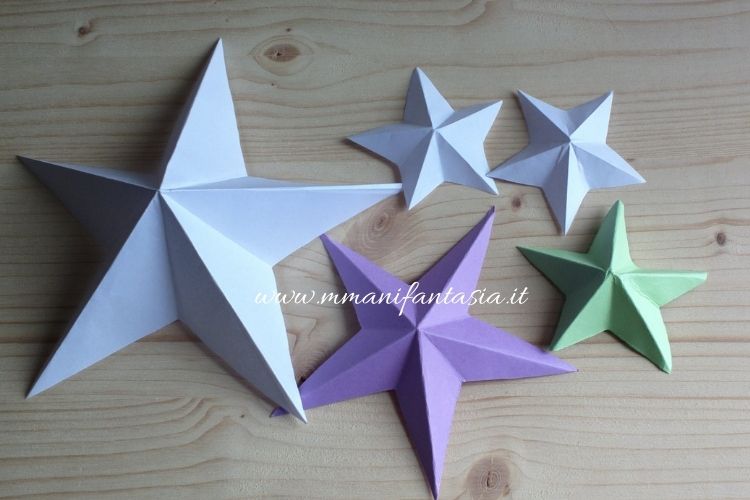 Stella origami: come piegare la carta - ManiFantasia
